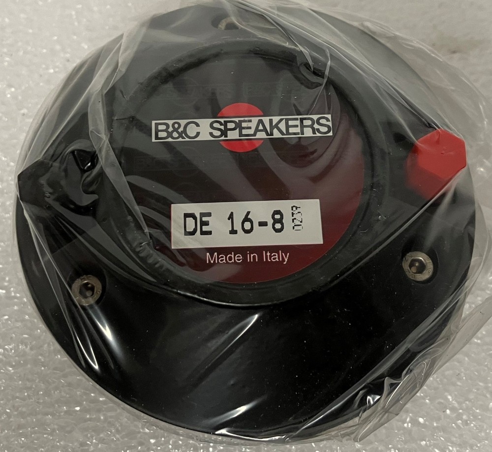 B&C DE16-8 High Frequency Driver, 8 ohm, Pair