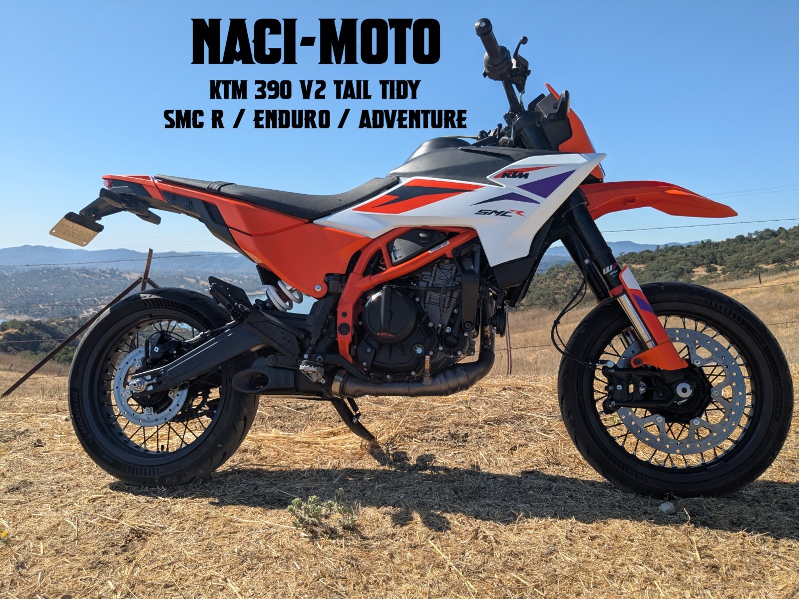 Naci-Moto 2025 KTM 390 V2 SMC R / Enduro / Adventure Tail Tidy