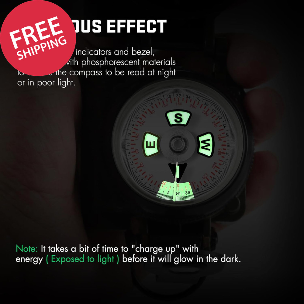 Multifunctional Military Sighting Navigation Compass with Inclinometer | Impact