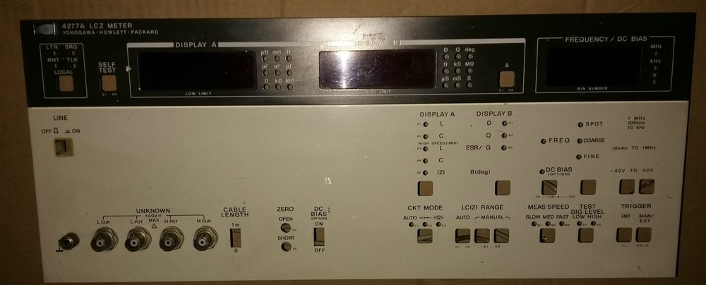 Front Panel  for HP-4277A LCB Meter