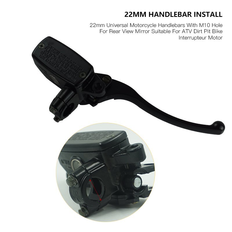 7/8" Motorcycle Handlebar Master Cylinder Hydraulic Brake Control & Clutch Lever