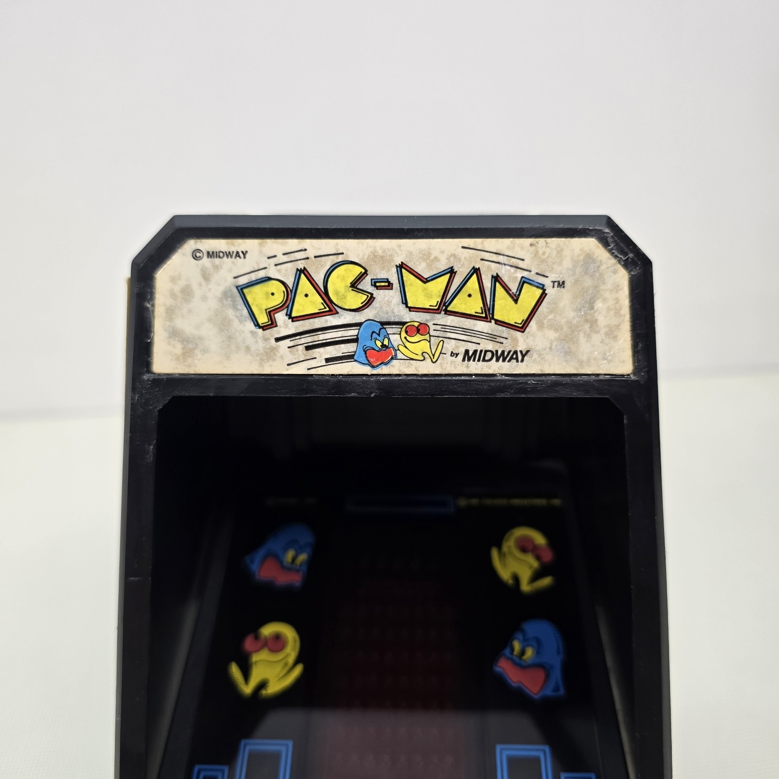 Vintage 1981 Tabletop Pac-Man Arcade Game by Midway's Coleco Works Perfect