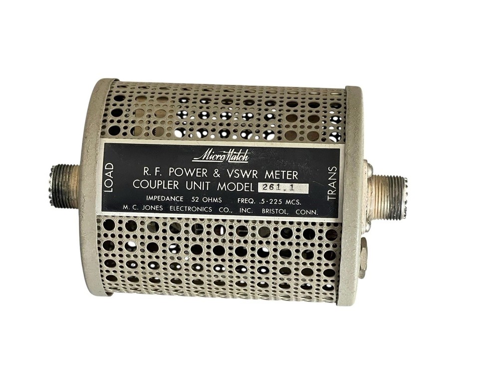 Micromatch Micro Match RF Power & VSWR Meter Coupler Unit Model 261