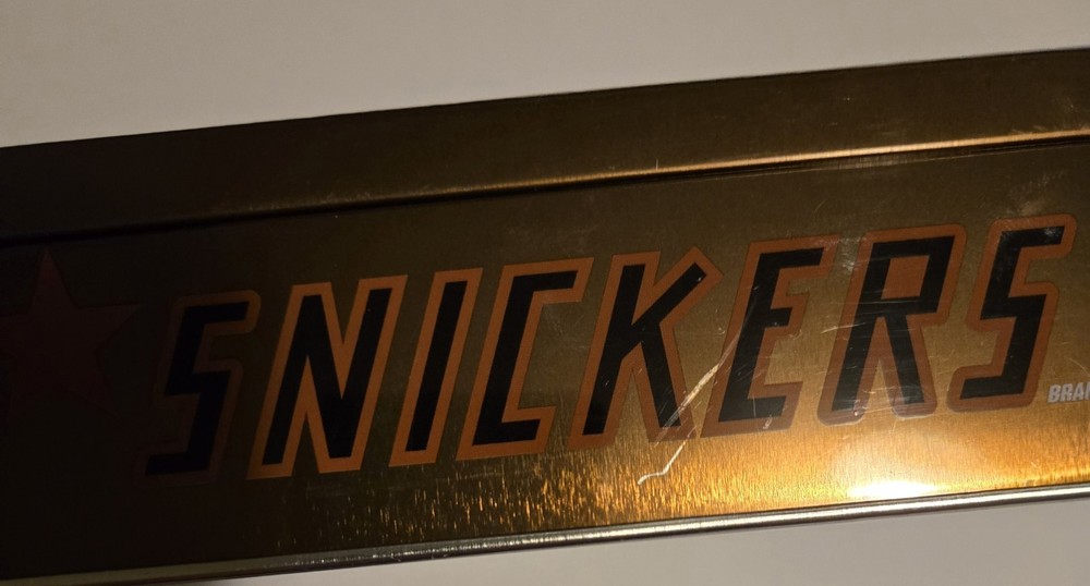 Snickers Tin Container Stash Box Storage Empty