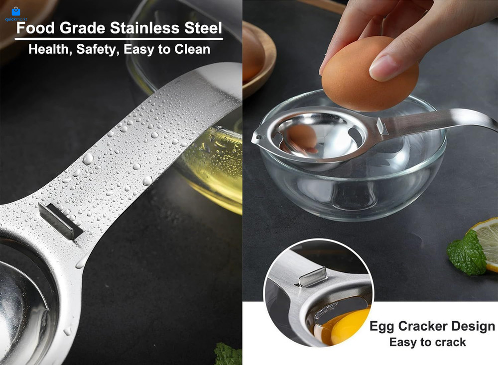 Egg Separator Yolk White Filter Food Grade Divider Stainless