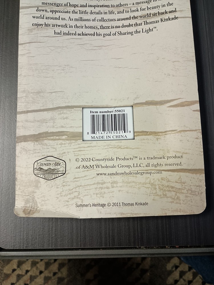 55021 - THERMOMETER - THOMAS KINKADE - SUMMERS HERITAGE