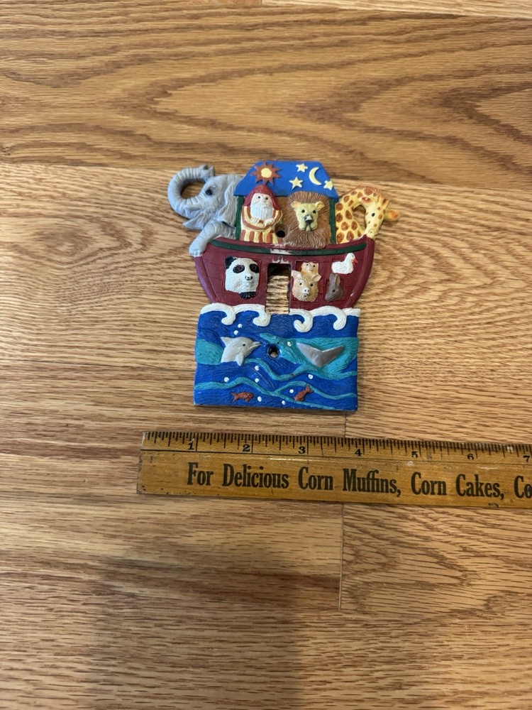 Noah's Ark Single Toggle Switch Plate Cover
