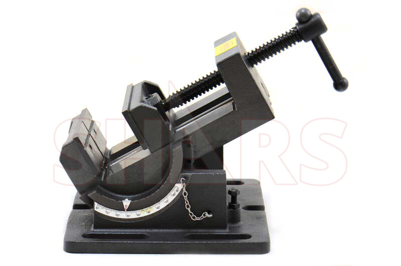 SHARS 3-1/4 PRECISION DRILL PRESS TILTING TILT VISE HORZ VERT NEW #