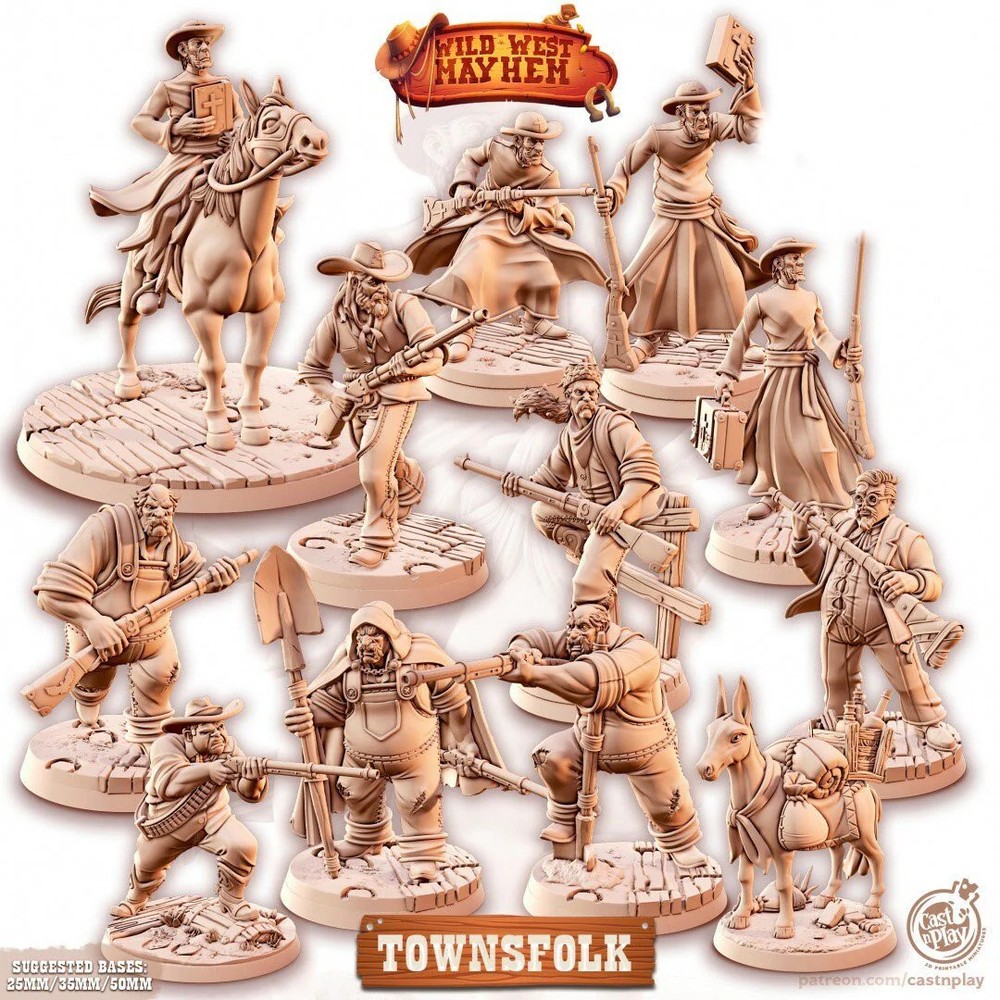 Wild West Mayhem Bundle Cowboy Miniature