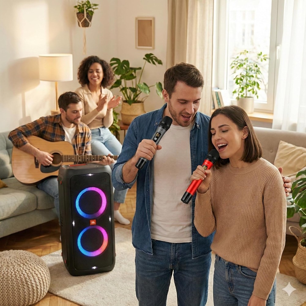 Rechargeable Receiver Wireless Mic, 15 Channels