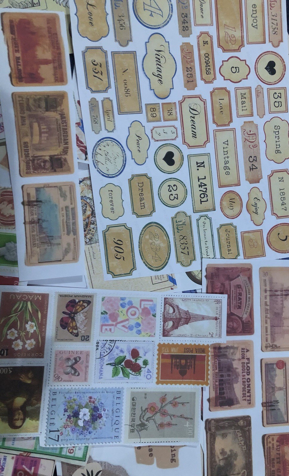 Junk Journal Ephemera- 75 Random Mix of Cut Outs.