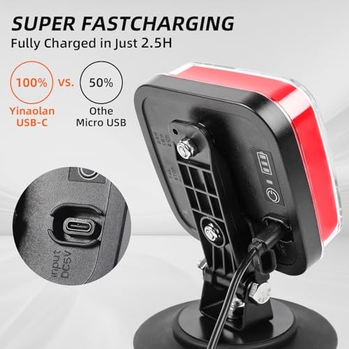 Wireless Trailer Lights Kit with Adjustable Adjustable Wireless Magnetic