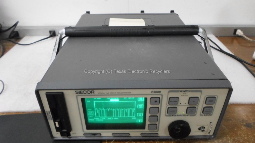 Siecor 2001HR-P OTDR Optical Time Domain Reflectometer w/ 2001-DUALM-15 Module