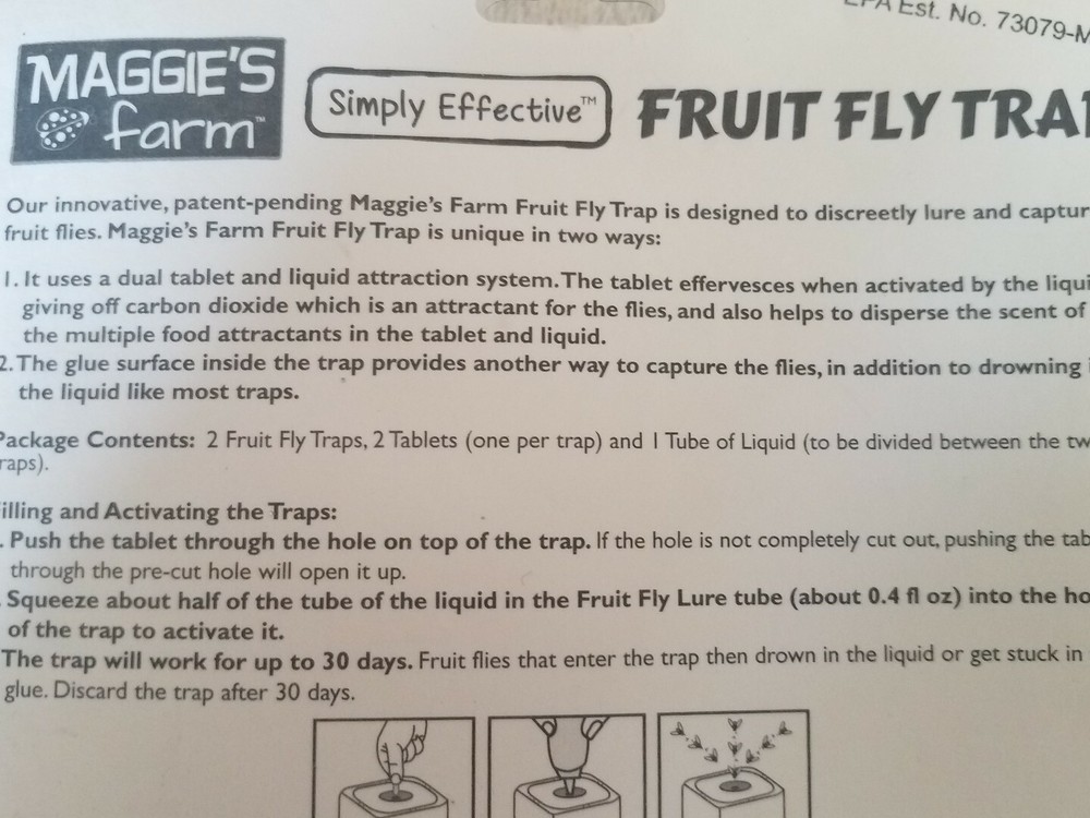 Maggie's Farm Fruit Fly Trap