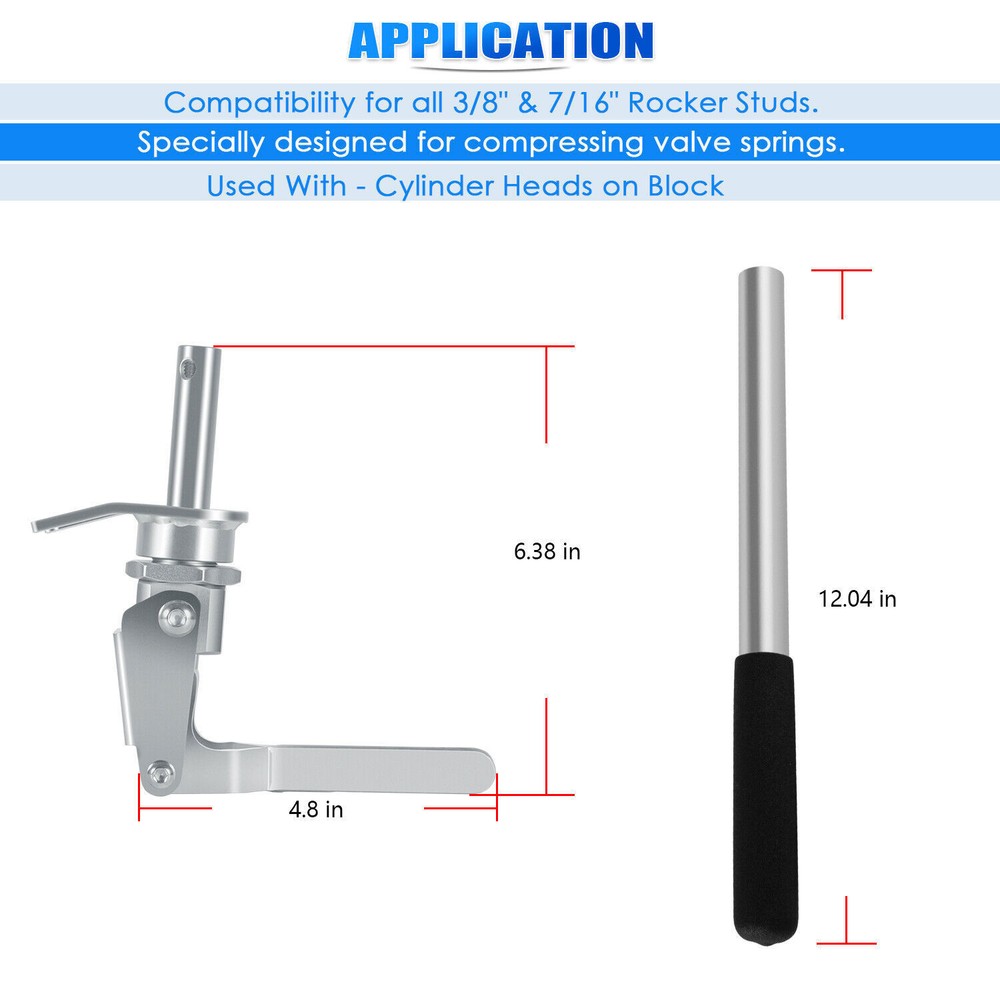 66784 Stud Mount Valve Spring Compressor for all 3/8" & 7/16" Rocker Studs