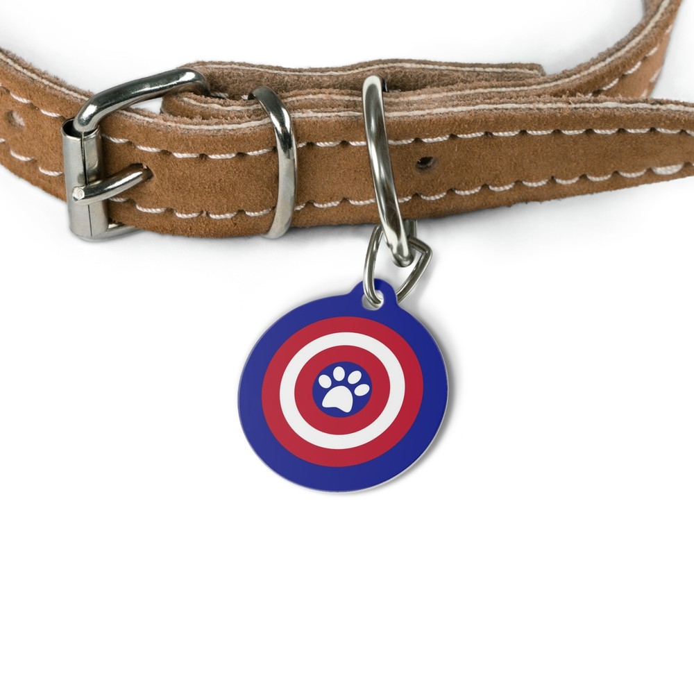 Dog Tag - Superheroes - Captain Pawmerica