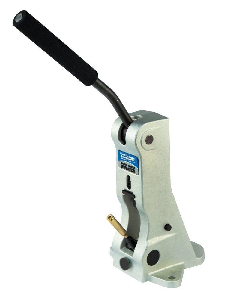 Adjustable Primer Pocket Swager Tool with Auto-Eject Case Pin Holder for Reloadi