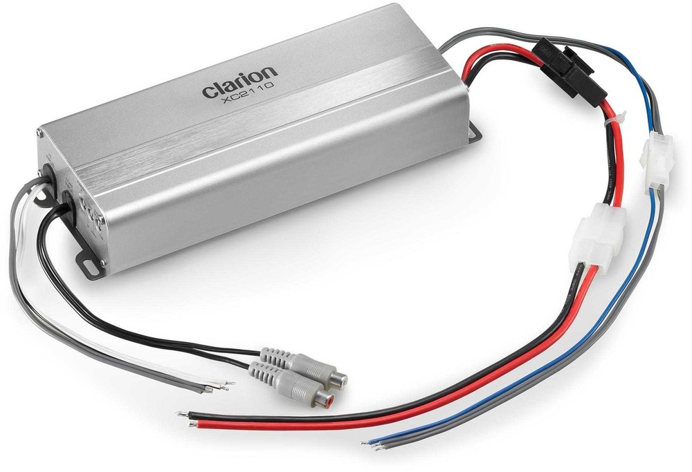 Clarion XC2110 UTV Marine Amplifier & Non-Ride Command RCA Adapter