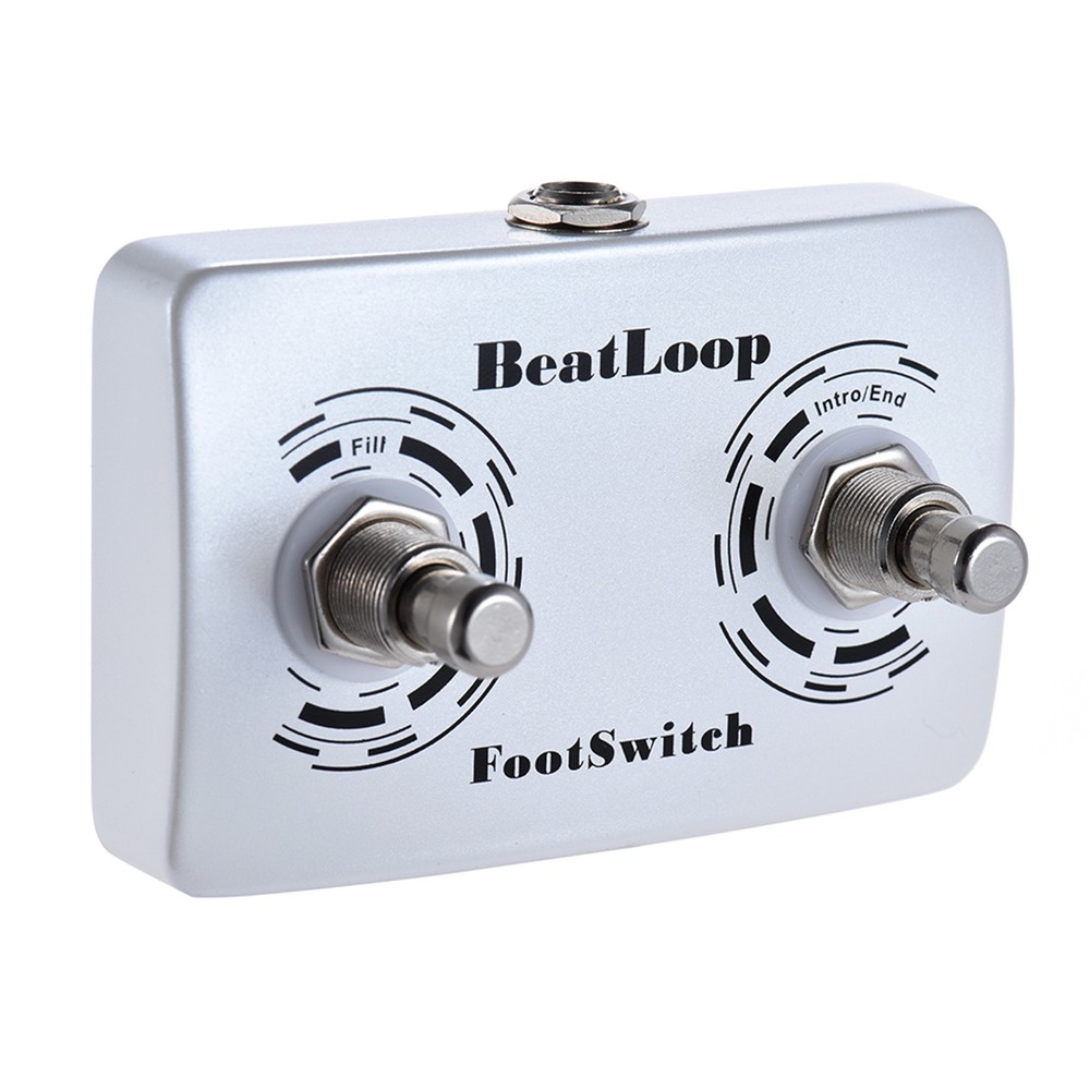 Rowin BeatLoop Dual Footswitch Pedal For Recording Effect - Compact And Durable