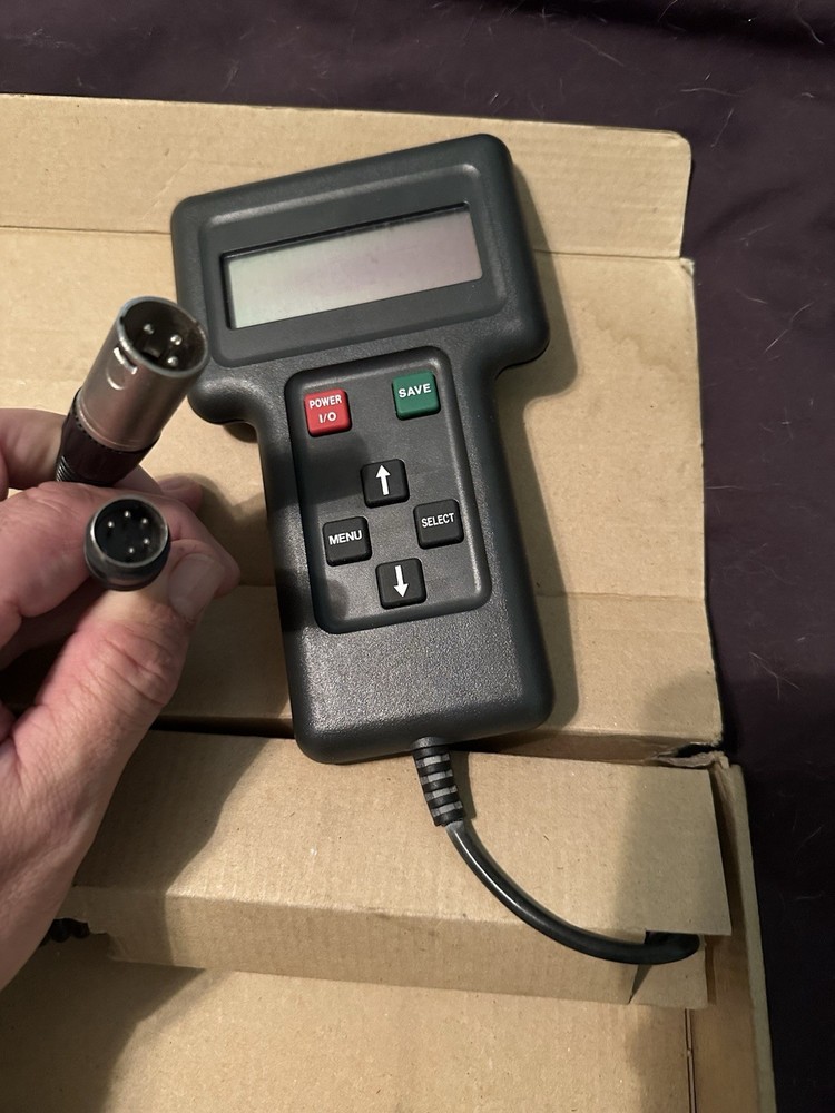 Invacare Power Remote Programmer 1093248 Rev C Black with Cable and Box
