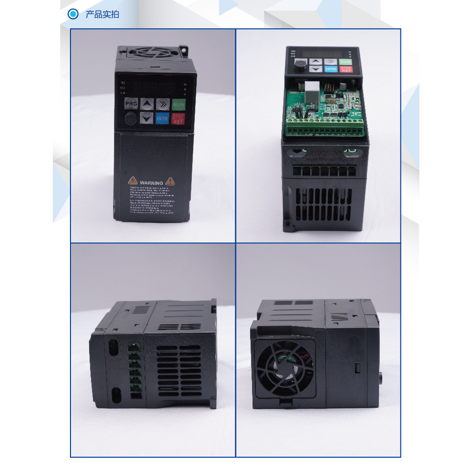 Motor Controller VFD Frequency Drive 220V 1Phase Input 3Phase Output 2 2KW Unit