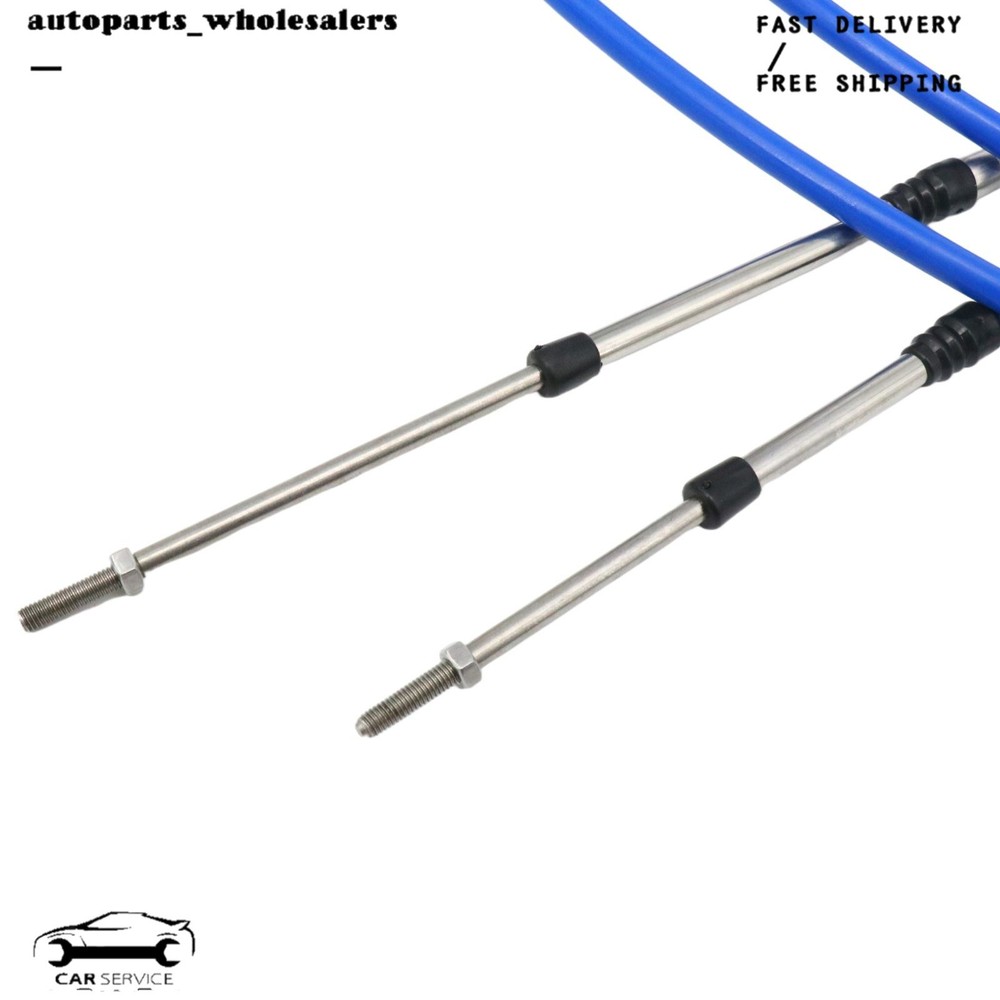 2PCS 20FT 33C For Yamaha Boat Control LeverThrottle Control Cable Universal