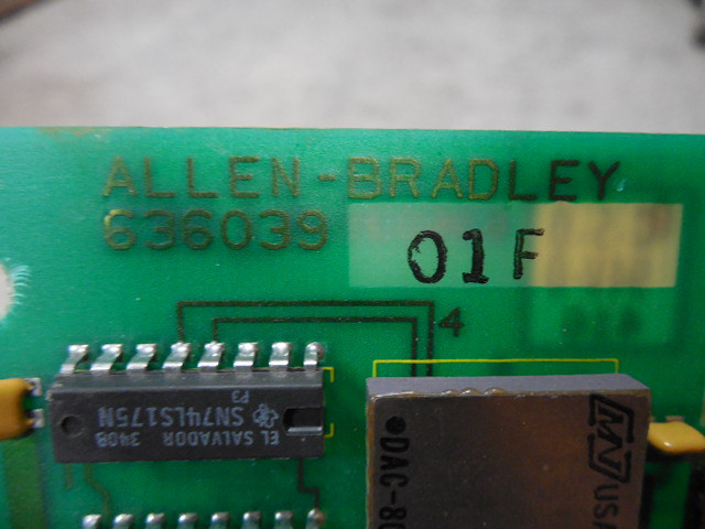 USED Allen Bradley 636039 Interface Control Board Rev. 5
