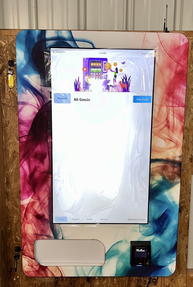Cosmetics, Hair, Lashes, Etc Touch Screen Vending Machine