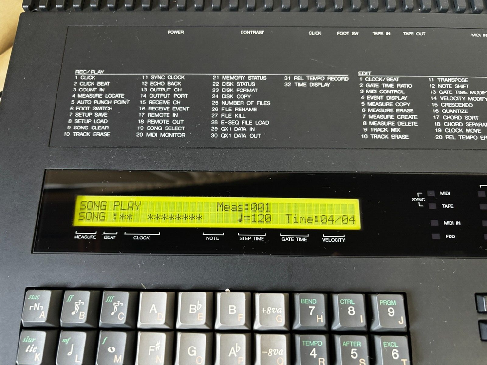 Yamaha QX3 Digital sequence recorder