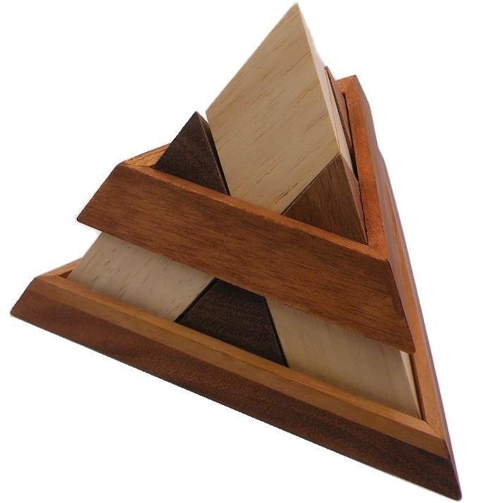 Luxor Egyptian Pyramid - Wooden Puzzle Brain Teaser