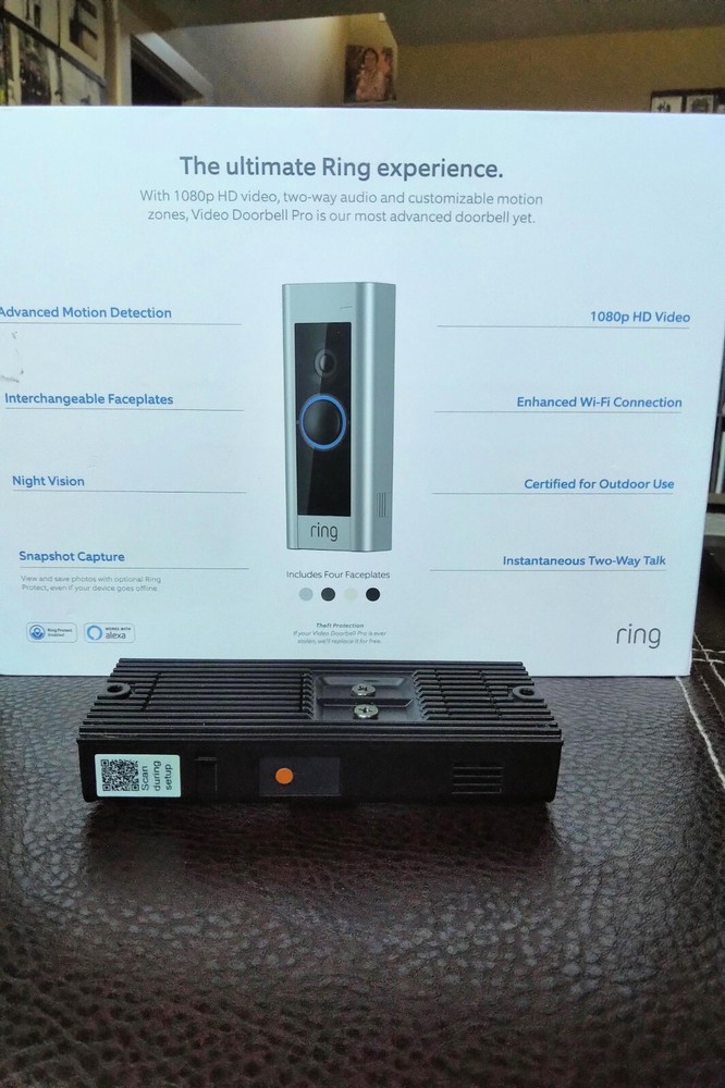 Ring Video Doorbell Pro with accessories