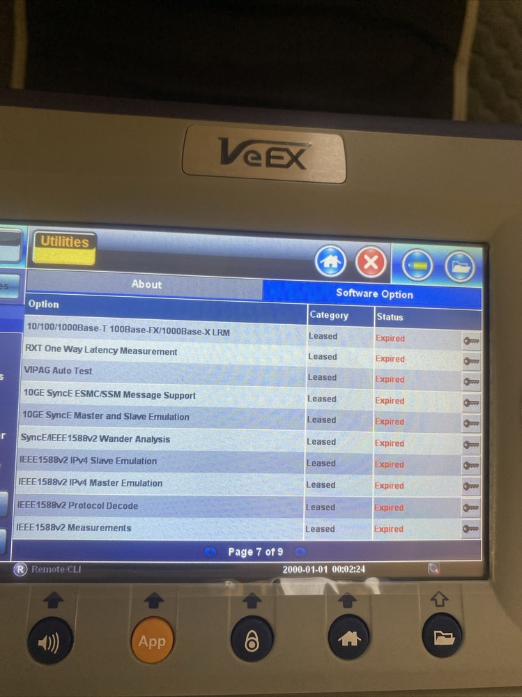 VeEX RXT RXT-3000 Combo Test Module