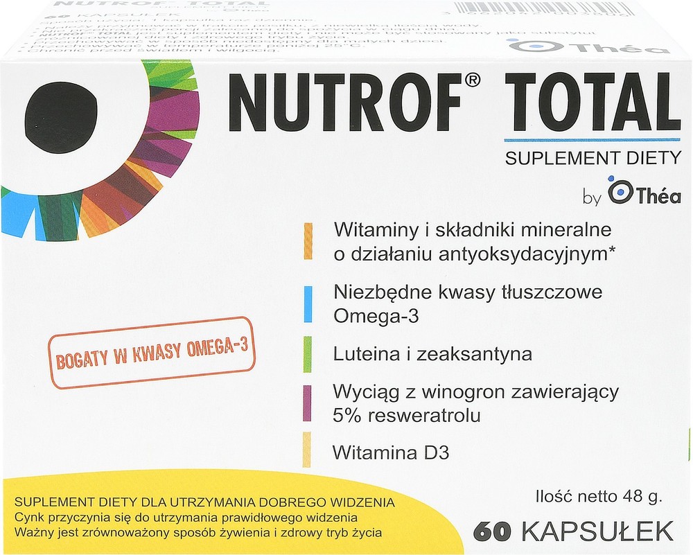 👀 Nutrof Totale TOTAL D3 Thea ottima visione 180 CAPSULES ottima visione 🌟