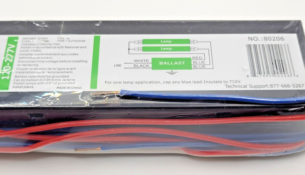 Watran Deltek Electronic Ballast Model: DB-275-IS-MV