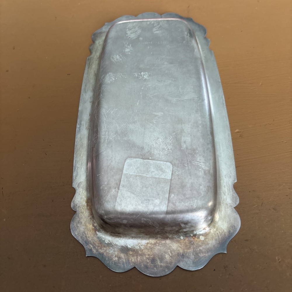 VTG WM Rogers Silverplate Cranberry Serving Set Original Box 10" Thanksgiving