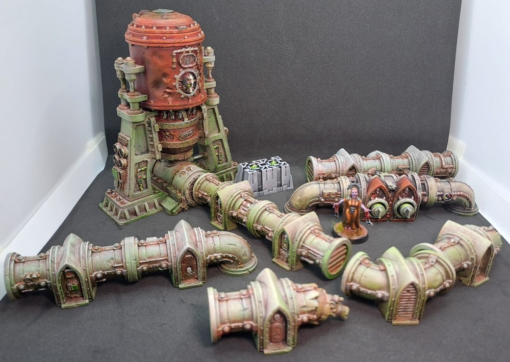 kill team terrain painted wh40k necromunda
