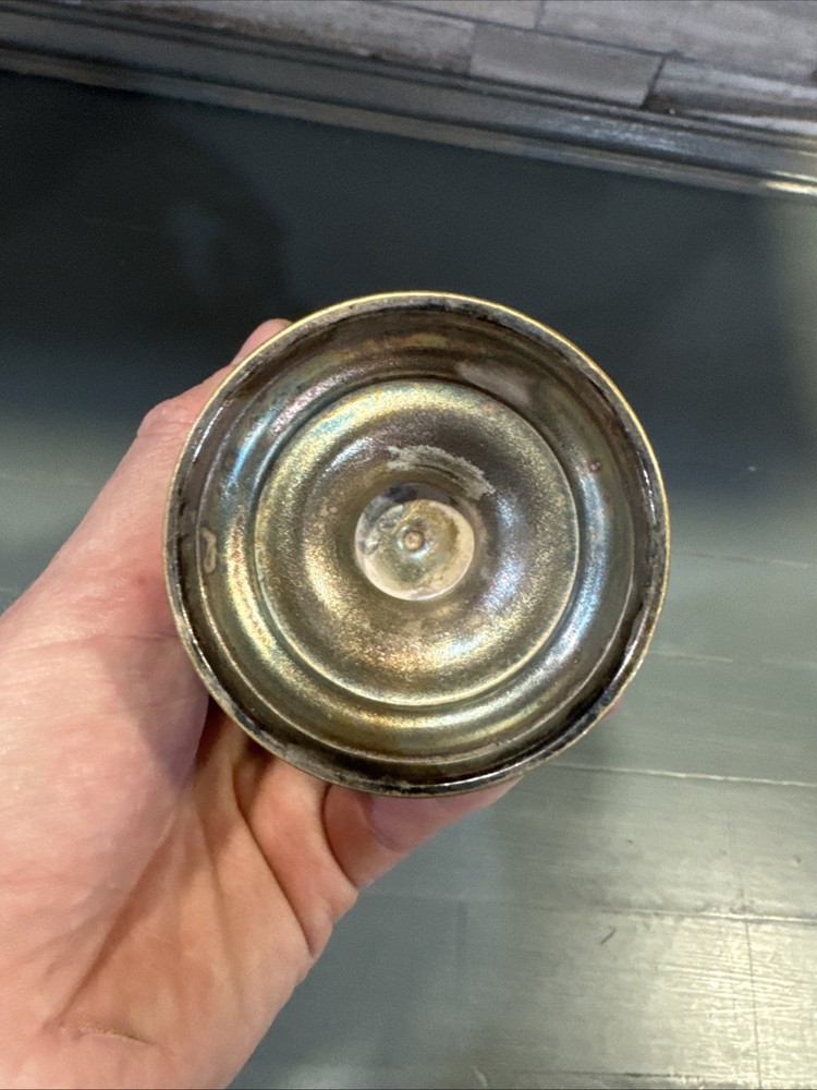 Vintage Silver Creamer Holder, Missing Glass