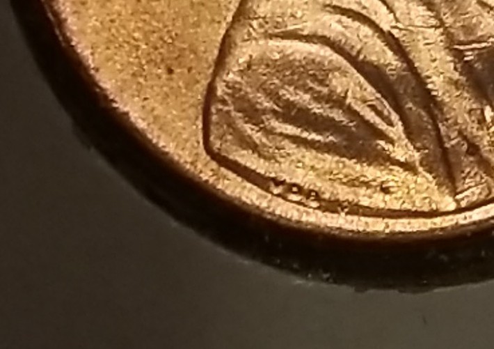 2023 VDB Extra V Lincoln Shield Cent, Two (2), Circulated 1 Cent Error Pennies