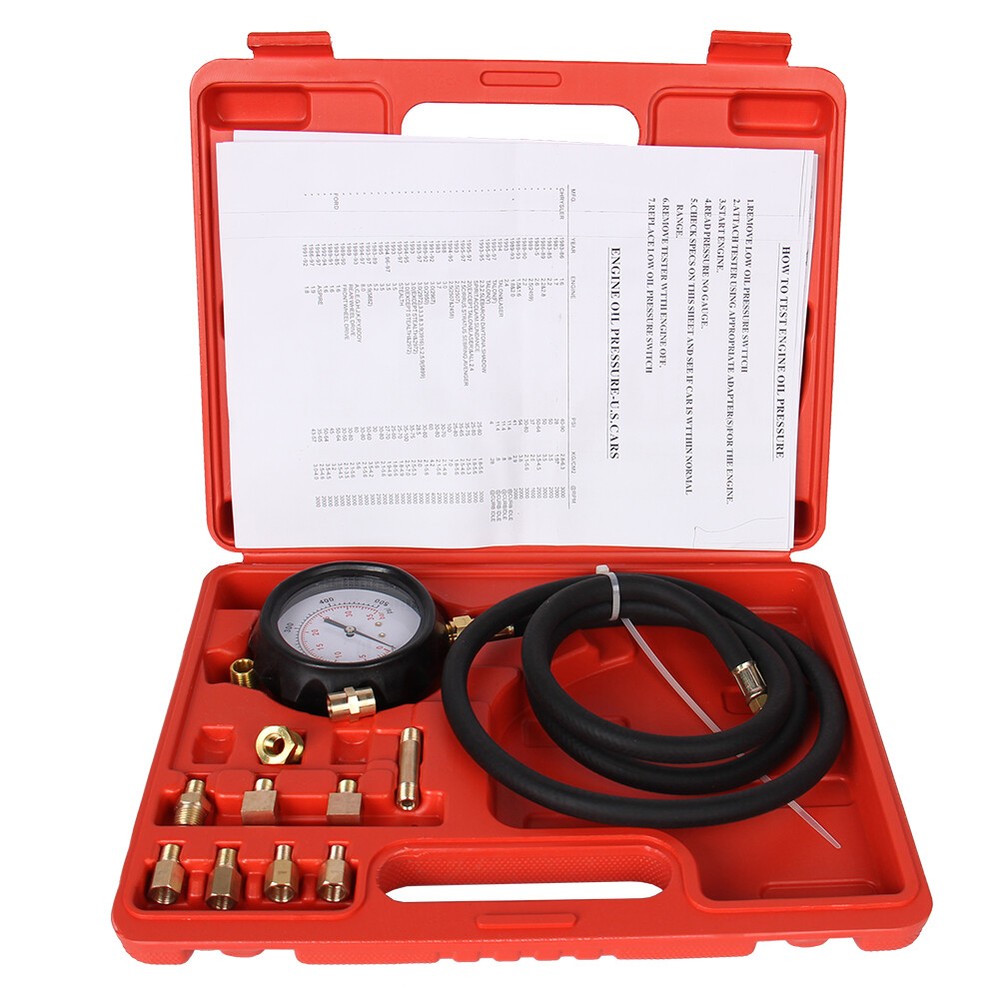 Automatic Transmission Engine Oil Pressure Tester Gauge Diagnostic Test Tools US