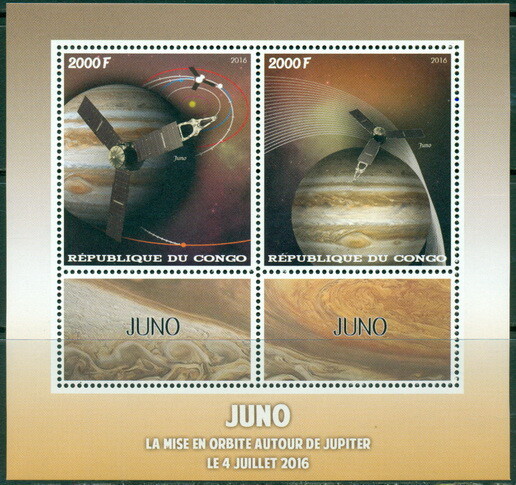 2016 Jupiter mission JUNO 2 values space