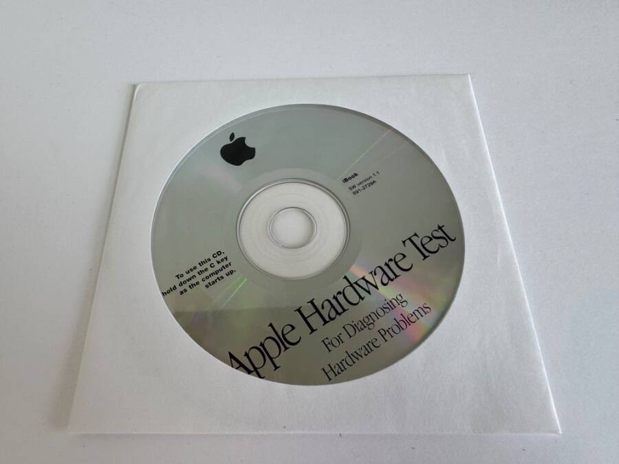 Vintage iBook Apple Hardware Test CD Software Disc iBook SW Version 1.1 Macbook