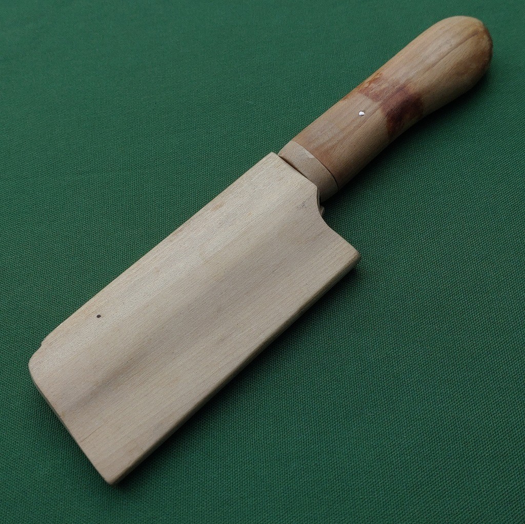 Japanese Flower Cutting Nata Horticulture Knife Hatchet CL Steel 80mm w/ Saya