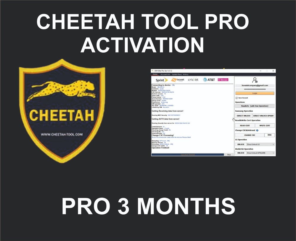 Cheetah Tool Pro, 3 Months Activation Package