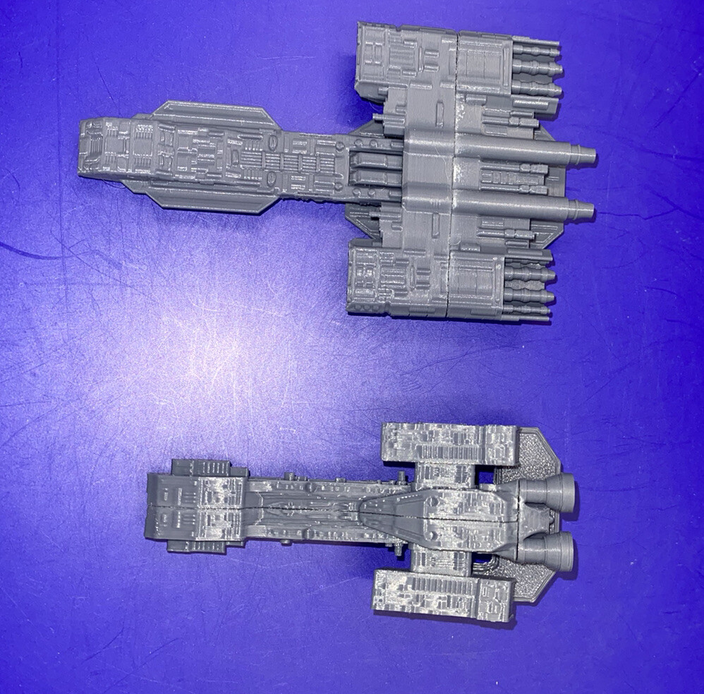 Stargate SG1 Compatible - Tau'ri (Earth) X-303 & X-304 Daedalus Battlecruiser