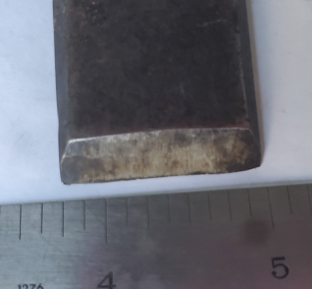 Vintage Pexto 1 1/4" bevel edge Socket chisel