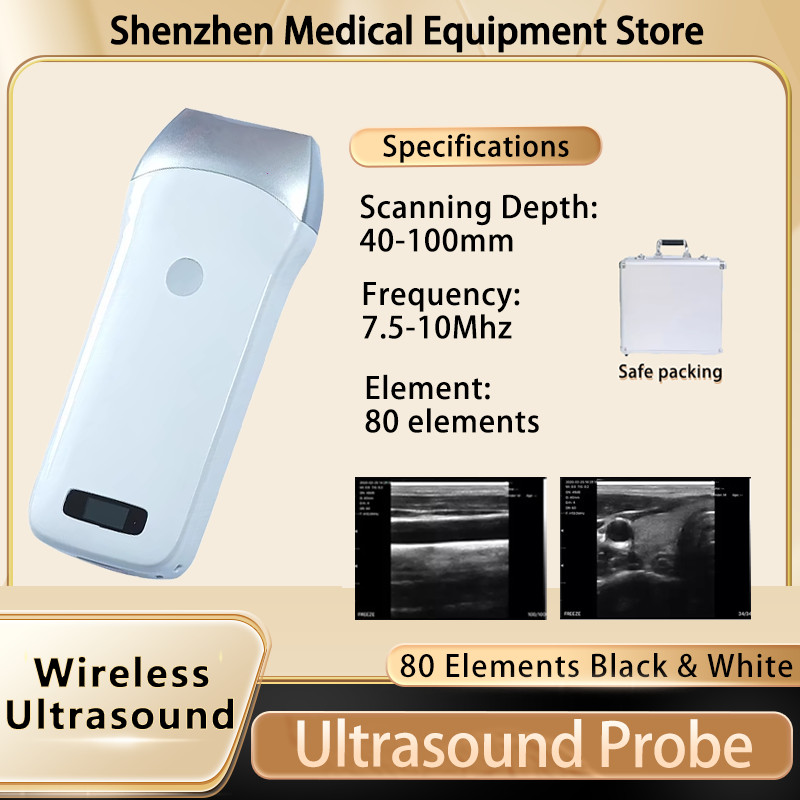 Portable Wireless Ultrasound Probe Scanner Support iOS Android Windows