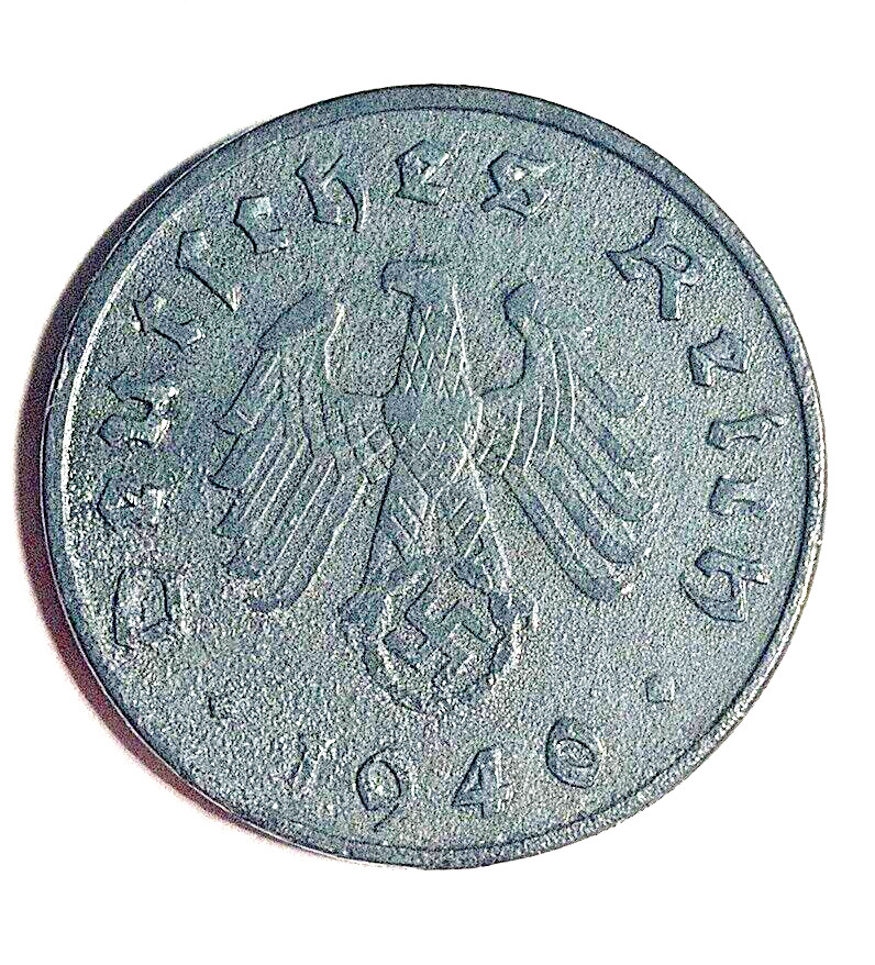 Germany Third Reich 1940 D.  10 Reichspfennig. KM-101.
