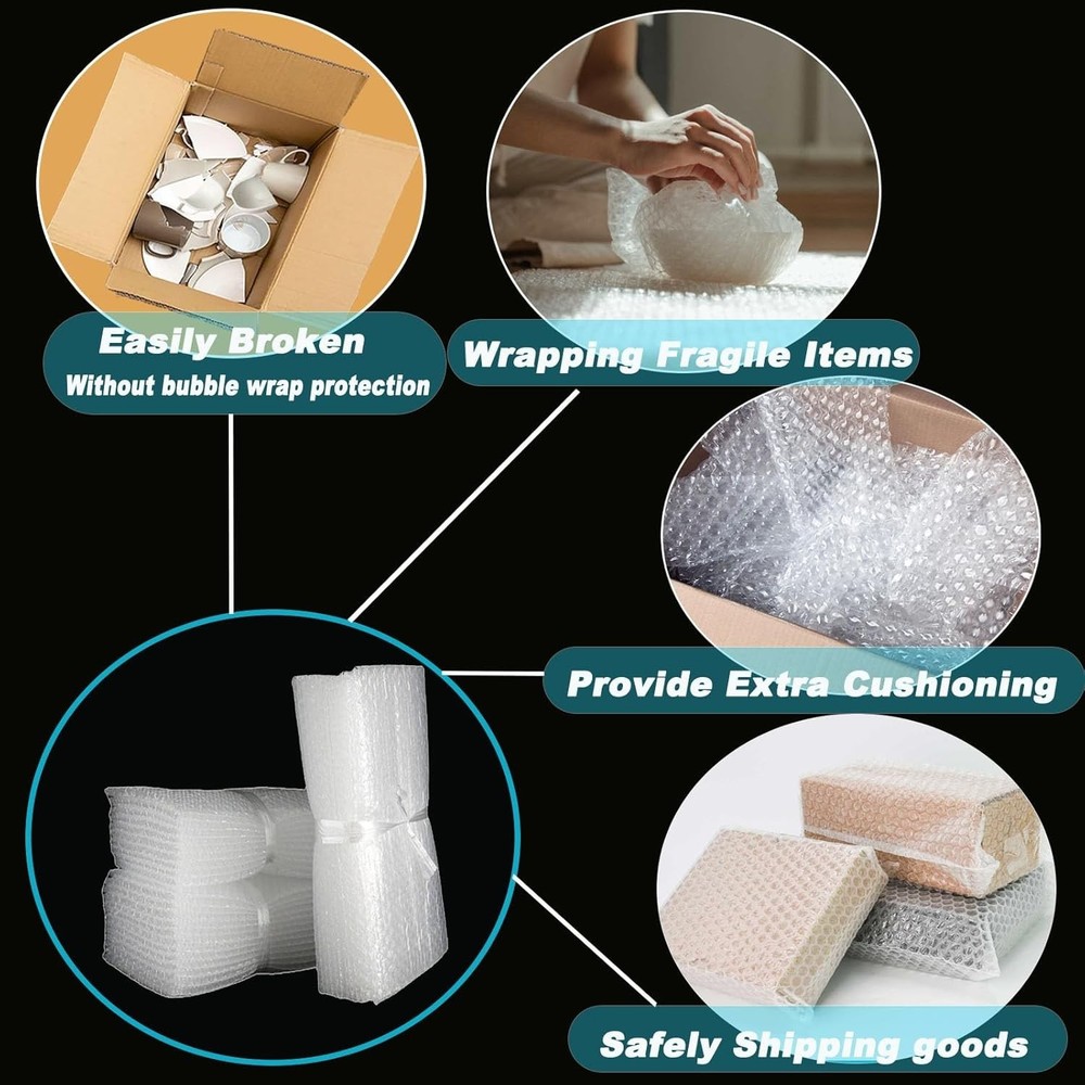 Extra Large Bubble Pouches 16x20 - 25 Pack for Protecting Dishes & Electronics