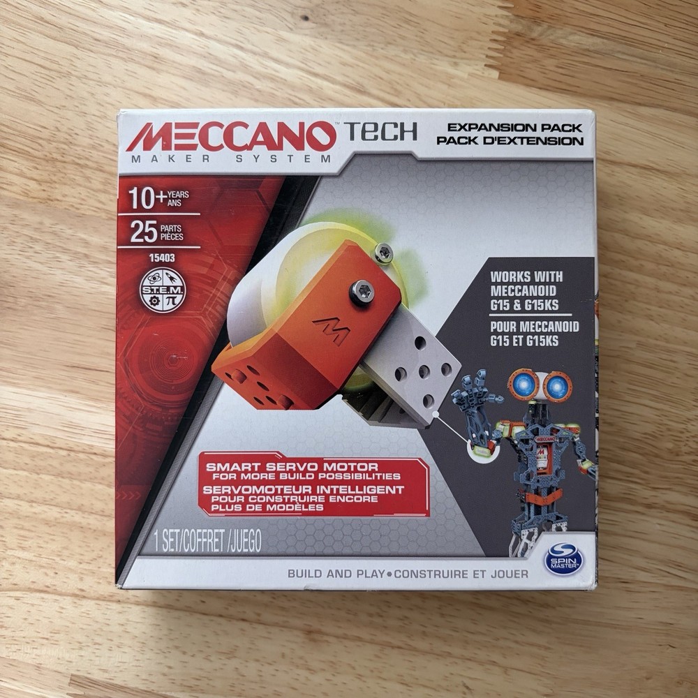 Meccano Tech Maker System 15403 Expansion Pack Smart Servo Motor 1 set NEW