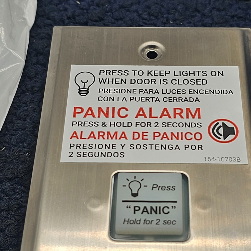 ThermalRite THRT1518: Panic Switch/Panel Assembly, Push Button, Illuminated